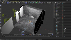 Kalos Rebuild sermon series stuido scene Cinema 4D